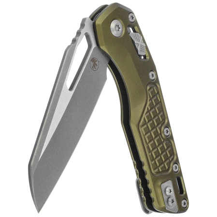 Nóż składany Microtech MSI S/E OD Green Frag Aluminium, Apocalyptic M390MK by Tony Marfione (210-10APFROD)