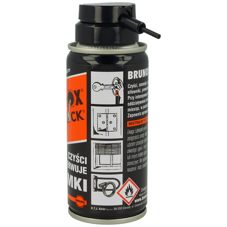 Brunox Top-Lock Spray 100 ml - smar do zamków, zawiasów, kłódek
