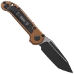 Microtech LUDT Gen III T/E Automatic Knife Tan Aluminum, Black M390MK by Tony Marfione (1136-1TA)