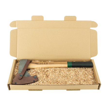 Toporek do rzucania Adler Rheinland Green/Black Hickory Wood, C60 Carbon Steel (208.9H060A002)