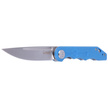 Kubey Knife Mizo, Blue G10, Satin 14C28N by Tiguass (KU2101B)