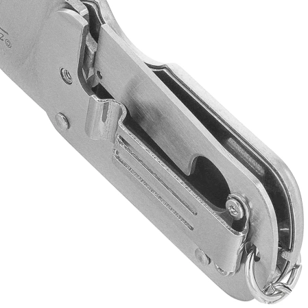 Nóż składany brelok Martinez Albainox Dog Tag Satin Steel, Satin 3Cr13Mov (18653)