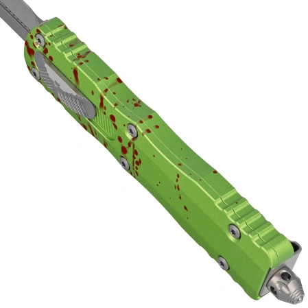 Nóż automatyczny OTF Microtech Dirac Delta D/E Zombie Tech Aluminium, Stonewashed by Tony Marfione (227-10Z)