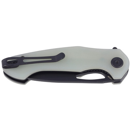 Kubey Dugu KU159E Knife Jade G10, Dark Stonewashed 14C28N