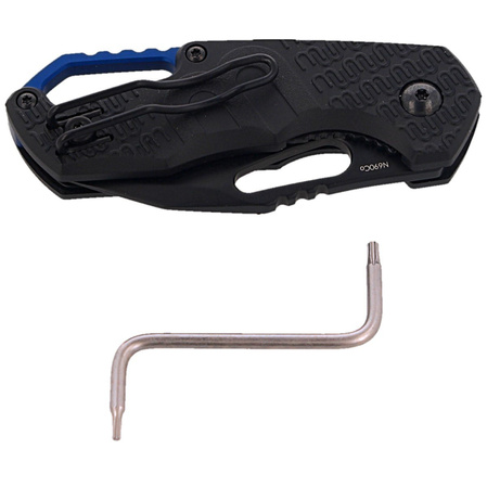 MKM Isonzo Clip Point Knife Black FRN, Black Idroglider N690 by Jesper Voxnæs (MK FX03-3PBK)