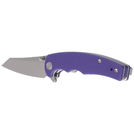 Nóż składany Civivi P87 G10 Purple, Silver Bead Blasted Nitro-V by Kaila Cumings (C21043-2)