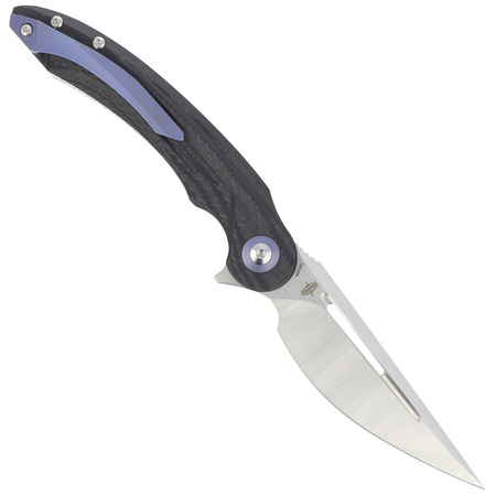 Nóż składany Bestech Irida Carbon Fiber / Black G10, Satin 14C28N by Kombou (BG25D)