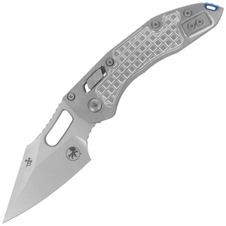 Microtech Marfione Select Stitch Ram-Lok S/E Knife Frag Titanium, Double Vapor Blast HW, Stonewashed M390MK by Borka Blades and Tony Marfione (169RL-10FRMS2)