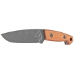 Turq Gear Wolf Drop Point Walnut Full Cubic HW Tungsten, Cerakote Tungsten Sleipner