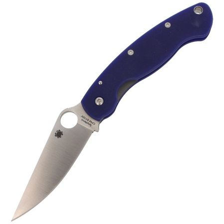 Spyderco Military G-10 Dark Blue CPM S110V Knife (C36GPDBL)