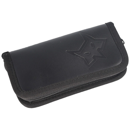 FOX Folding Knife Titanium Frame Lock / Carbon Fiber, Cerakote Black Elmax (FX-599TiC)