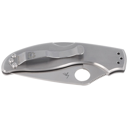 Spyderco UpTern Stainless, Plain 8Cr13MoV (C261P)