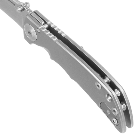 Nóż składany Spartan Blades Harsey Folder 3.25 Gray Titanium, Gray HW, Stonewashed MagnaCut by William W. Harsey (SF10SW)