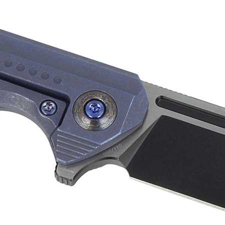Nóż składany WE Knife Reiver LE No 044/260 Blue Titanium, Black Stonewashed CPM S35VN (WE16020-4)
