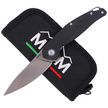 MKM Goccia Knife Black G10, Satin M390 by Jens Ansø (MKGC-GBK)