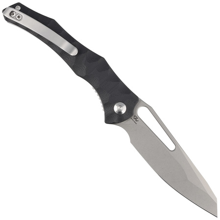 CIVIVI Spiny Dogfish Black G10, Stonewashed 14C28N by Gavko Knives (C22006-1)