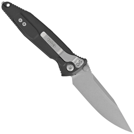 Microtech Socom Elite S/E-M Black Aluminum, Apocaliptic M390 by Tony Marfione (160-10AP)