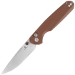 Nóż składany Bestechman Velix Brown G10, Satin/Stonewashed 14C28N by Ostap Hel (BMK07B)