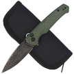CIVIVI Altus Green G10, Black Damascus (C20076-DS1)