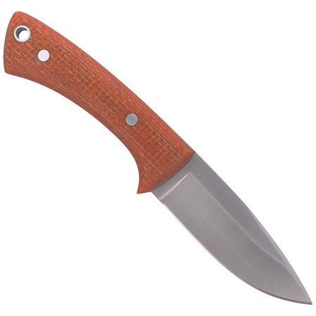Muela Orange Micarta Neck Knife, Satin 1.4116 (PECCARY-8.O)