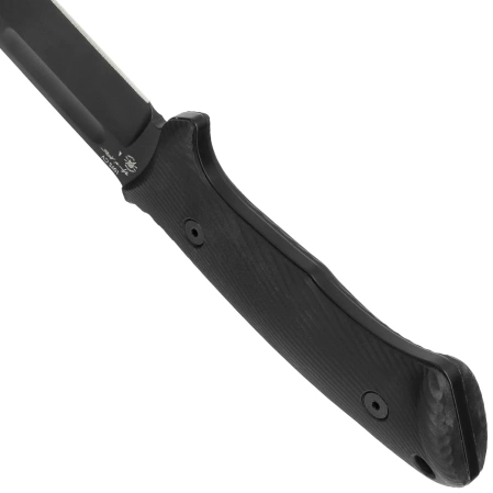 Spartan Blades Harsey Fighter Knife Black Polymer, Black 1095 Cro-Van by William W. Harsey (SBSL006BK)