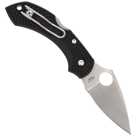 Spyderco DragonFly 2 Lightweight Black PlainEdge Knife (C28PBK2)