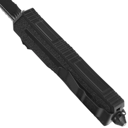 Nóż automatyczny OTF Microtech Scarab II Gen III T/E Black Aluminium, Tactical F/S M390MK by Tony Marfione (1279-3T)