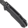 Fox New Smarty CP Automatic Knife, Black Aluminum, Black PVD N690Co by Stefano De Lorenzi (FX-503 ALB)