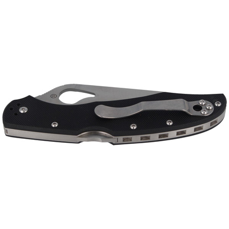 Spyderco Byrd Cara Cara 2 G-10 Black, PlainEdge (BY03GP2)