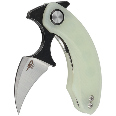 Bestech Strelit Jade G10, Satin/Black Stonewashed 14C28N by Ostap Hel Knife (BG52B-2)