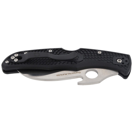 Spyderco Matriarch 2 FRN Black Emerson Opener SpyderEdge Knife (C12SBK2W)