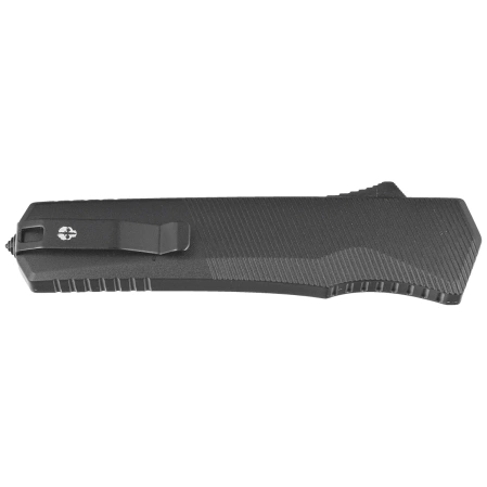Tekto A5 Spry D/E OTF Knife Black Aluminum, Black CPM S35VN