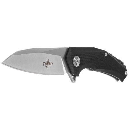 Nóż składany Decor Habitat Third Thunder LE No 022/500 Black G10/Titanium, Satin/ Stonewashed D2 (K4105)