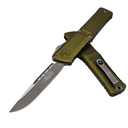 Nóż automatyczny OTF Microtech Combat Troodon Gen III S/E OD Green Aluminium, Apocalyptic M390MK by Tony Marfione (1143-10APOD)