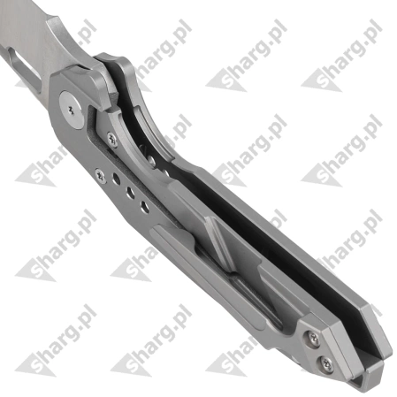 Bestech Nyxie Grey Titanium, Stonewashed/Satin CPM S35VN by Todd Knife and Tool Knife (BT2209A)