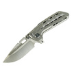 Reate TX228 LE No 055/200 Knife Bead Blasted Titanium, Bead Blasted Titanium Clip, Satin M390 (TX228 TBB.TBB.SAT)
