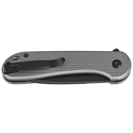 Civivi Button Lock Elementum II Knife Gray Aluminum, Black Stonewashed Nitro-V (C18062PD-1)