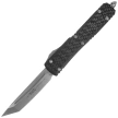 Microtech Ultratech T/E Signature OTF Knife Carbon Fiber/Black Aluminum, Satin M390 by Tony Marfione (123-4CFS)