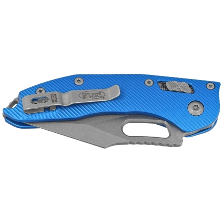 Microtech Stitch Ram-Lok S/E Knife Blue Fluted G10, Apocalyptic M390MK by Borka Blades and Tony Marfione (169RL-10APFLBL)