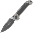 Microtech LUDT Gen III S/E Automatic Knife Natural Clear Aluminum, Black M390MK by Tony Marfione (1135-1NC)