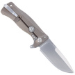 LionSteel SR11 Bronze Titanium, Satin Sleipner by Molletta Knife (SR11 B)