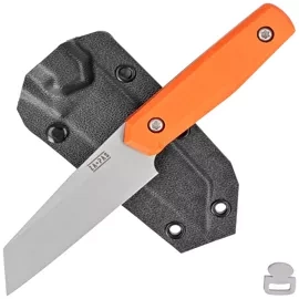 Za-Pas Knives Geo Orange G10, Satin D2 (GEO-SAT-G10-OR)
