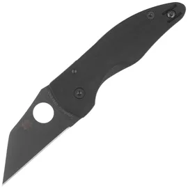 Nóż składany Spyderco MicroJimbo Black G10, Black DLC Plain CPM S30V by Michael Janich (C264GPBK)