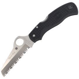 Nóż składany Spyderco Rescue 79mm FRN Black (C45SBK)