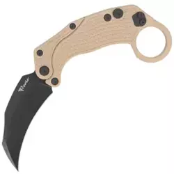 Nóż grawitacyjny Reate EXO-K Gravity Karambit Tan Aluminium, Black PVD N690