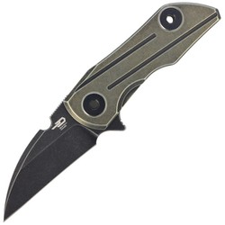 Nóż składany Bestech 2500 Delta Bronze Titanium, Black Stonewashed CPM S35VN by Poltergeist Works (BT2006D)